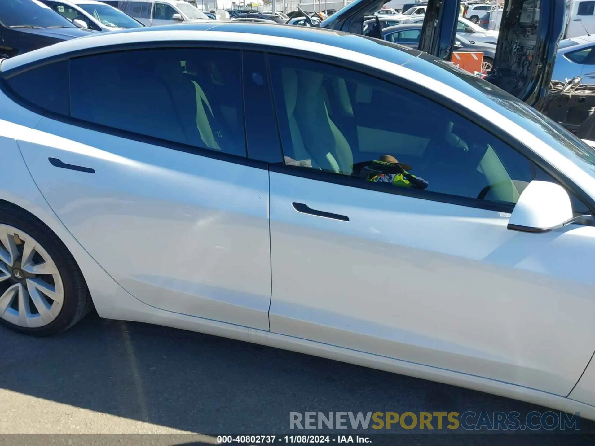 14 fotografías del automóvil dañado 5YJ3E1EB8MF868916 TESLA MODEL 3 2021