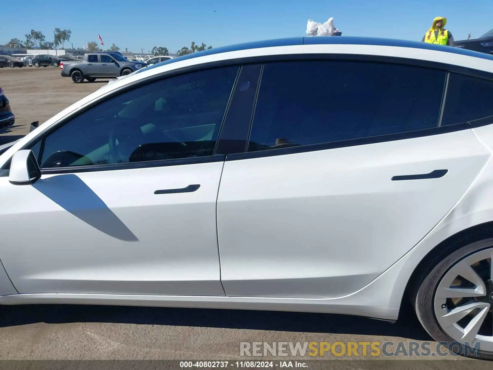 15 fotografías del automóvil dañado 5YJ3E1EB8MF868916 TESLA MODEL 3 2021
