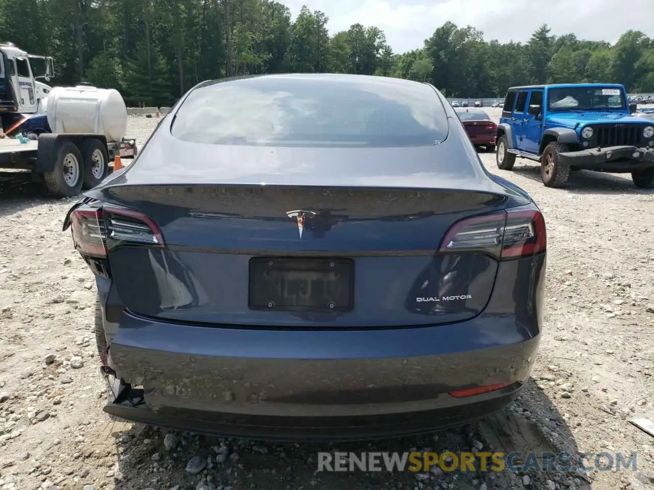 6 fotografías del automóvil dañado 5YJ3E1EB8MF869399 TESLA MODEL 3 2021