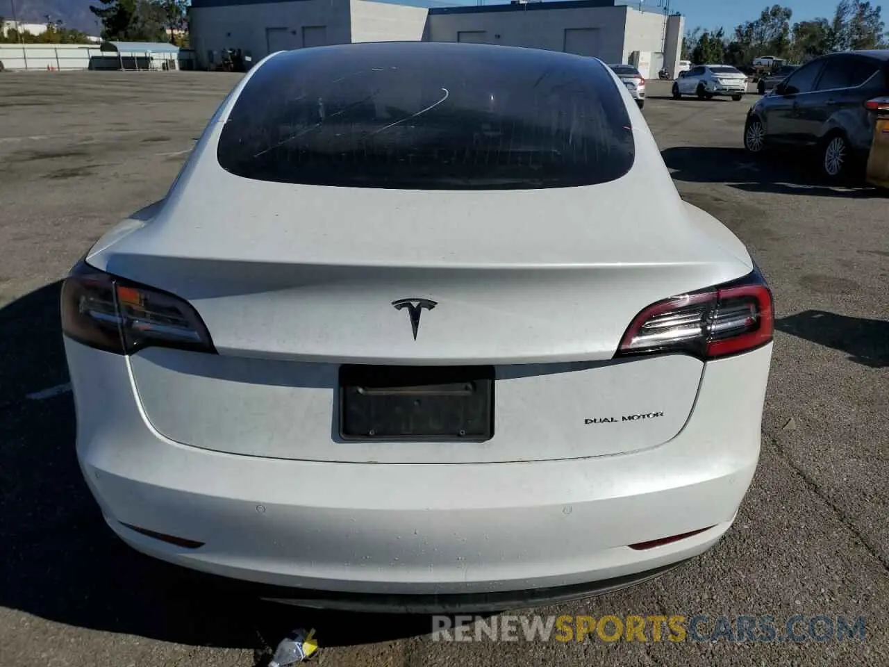 6 fotografías del automóvil dañado 5YJ3E1EB8MF872884 TESLA MODEL 3 2021