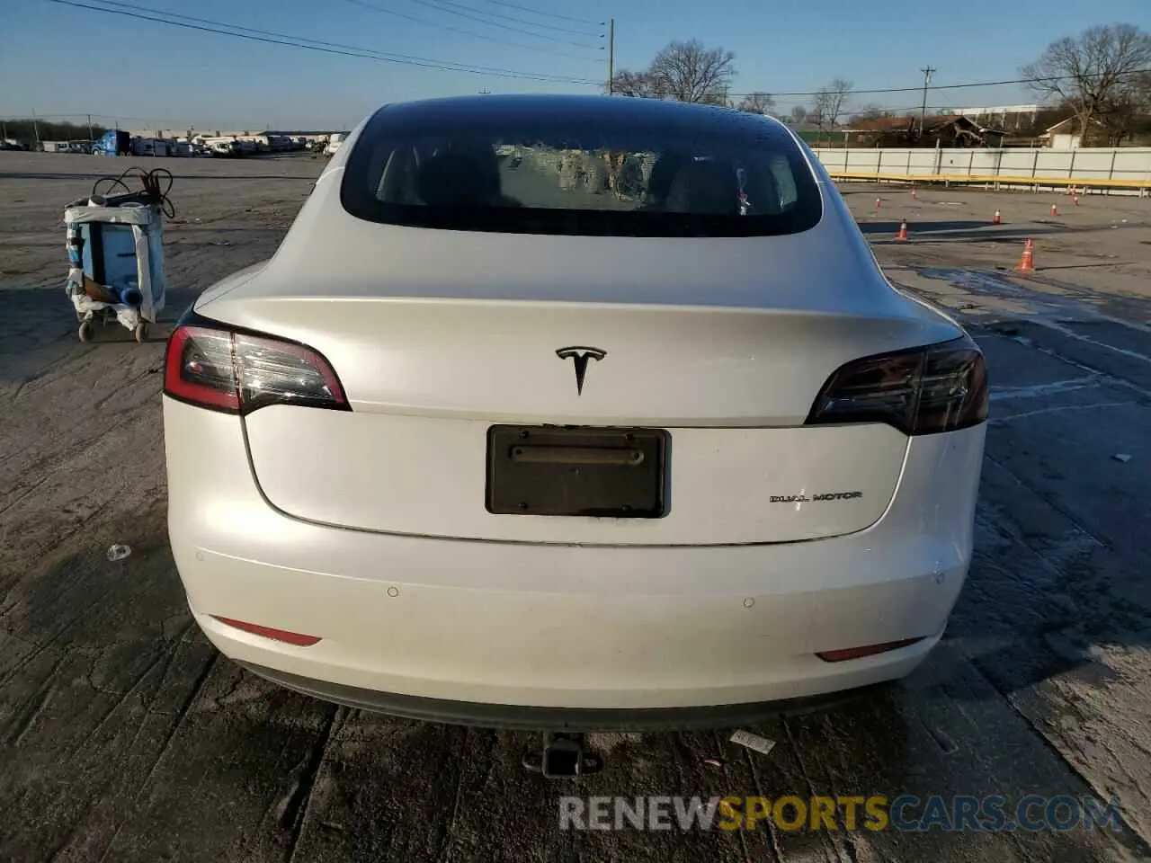 6 fotografías del automóvil dañado 5YJ3E1EB8MF924238 TESLA MODEL 3 2021