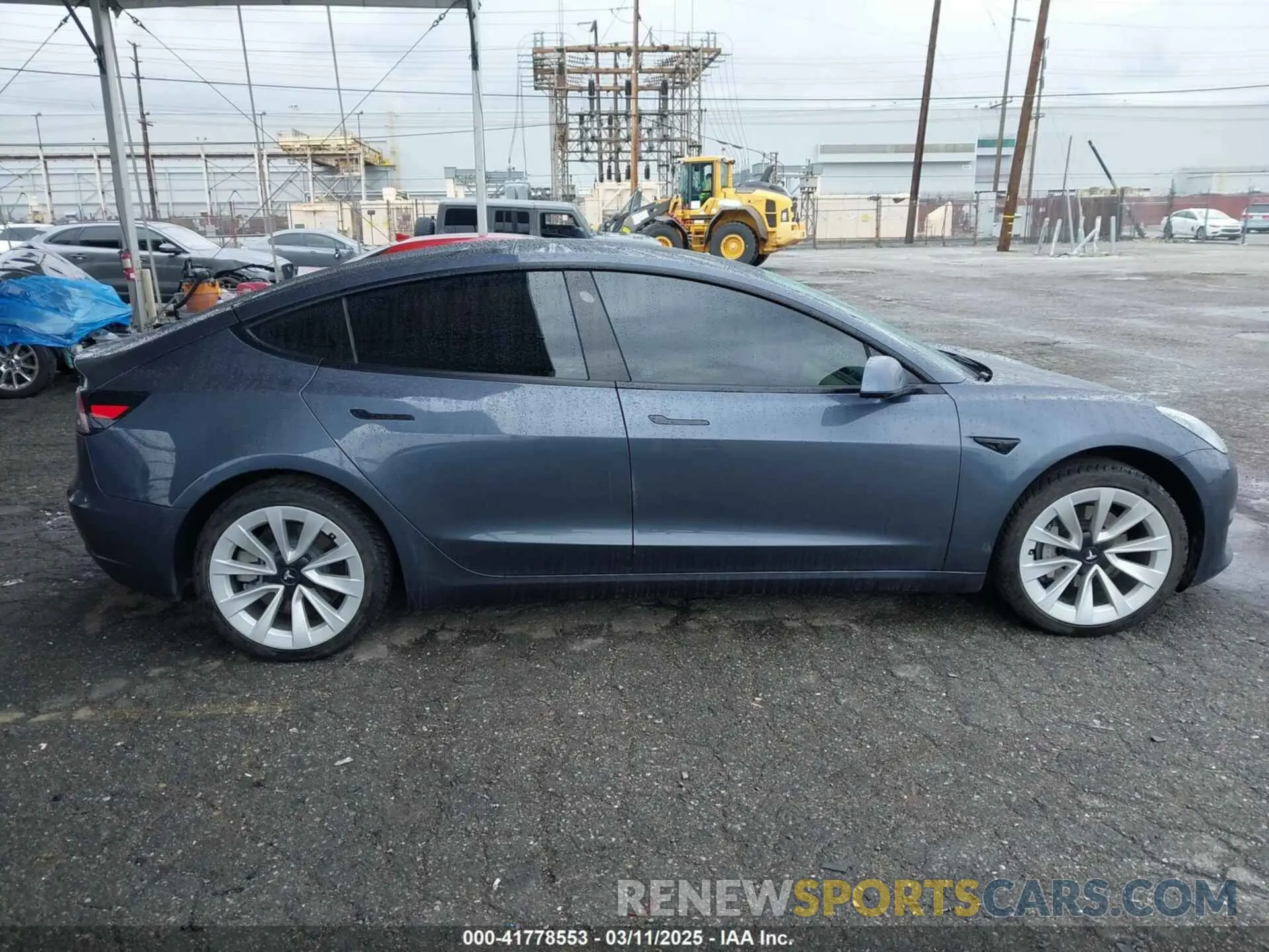 12 fotografías del automóvil dañado 5YJ3E1EB8MF936695 TESLA MODEL 3 2021