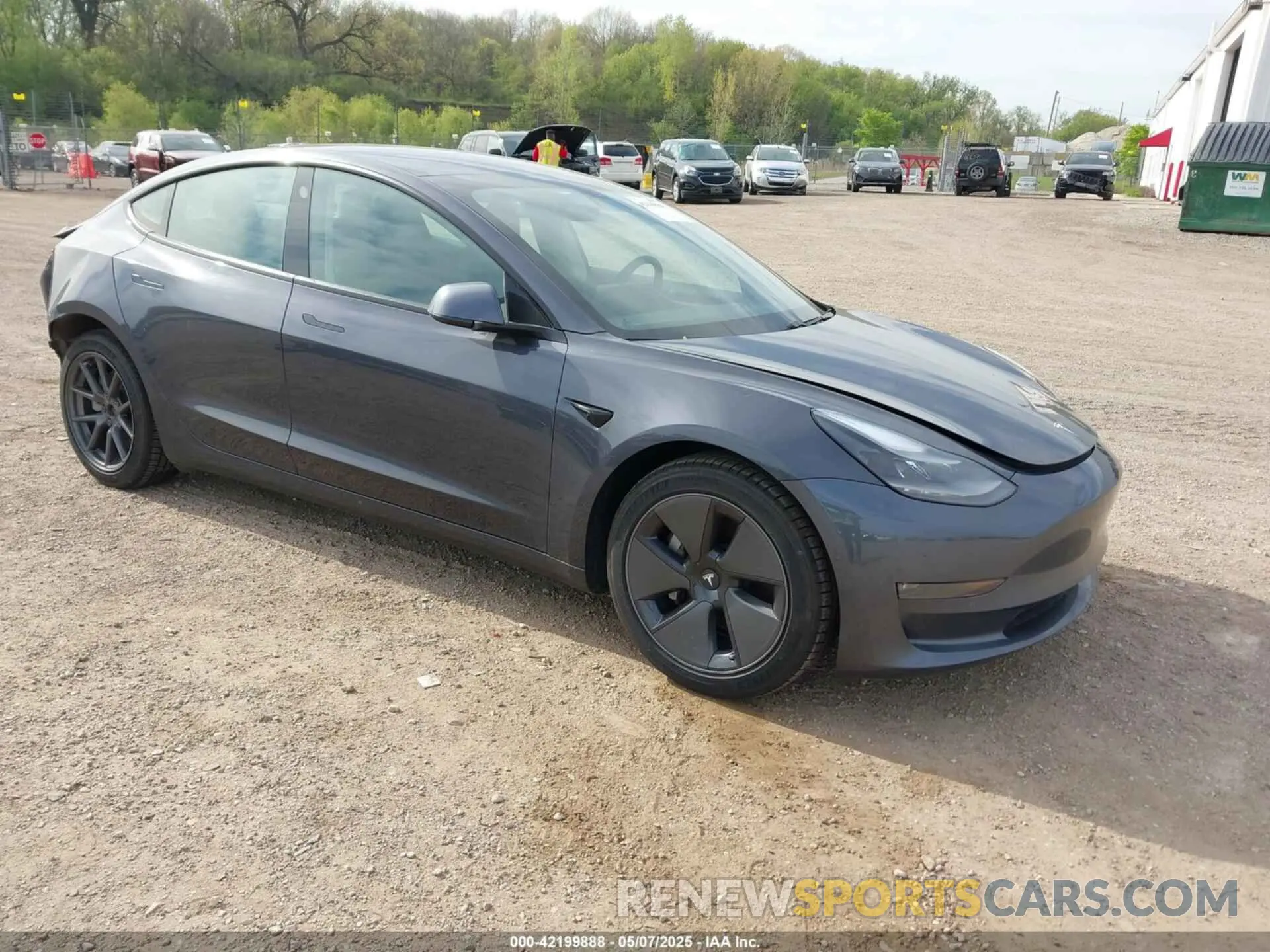 1 fotografías del automóvil dañado 5YJ3E1EB8MF979224 TESLA MODEL 3 2021