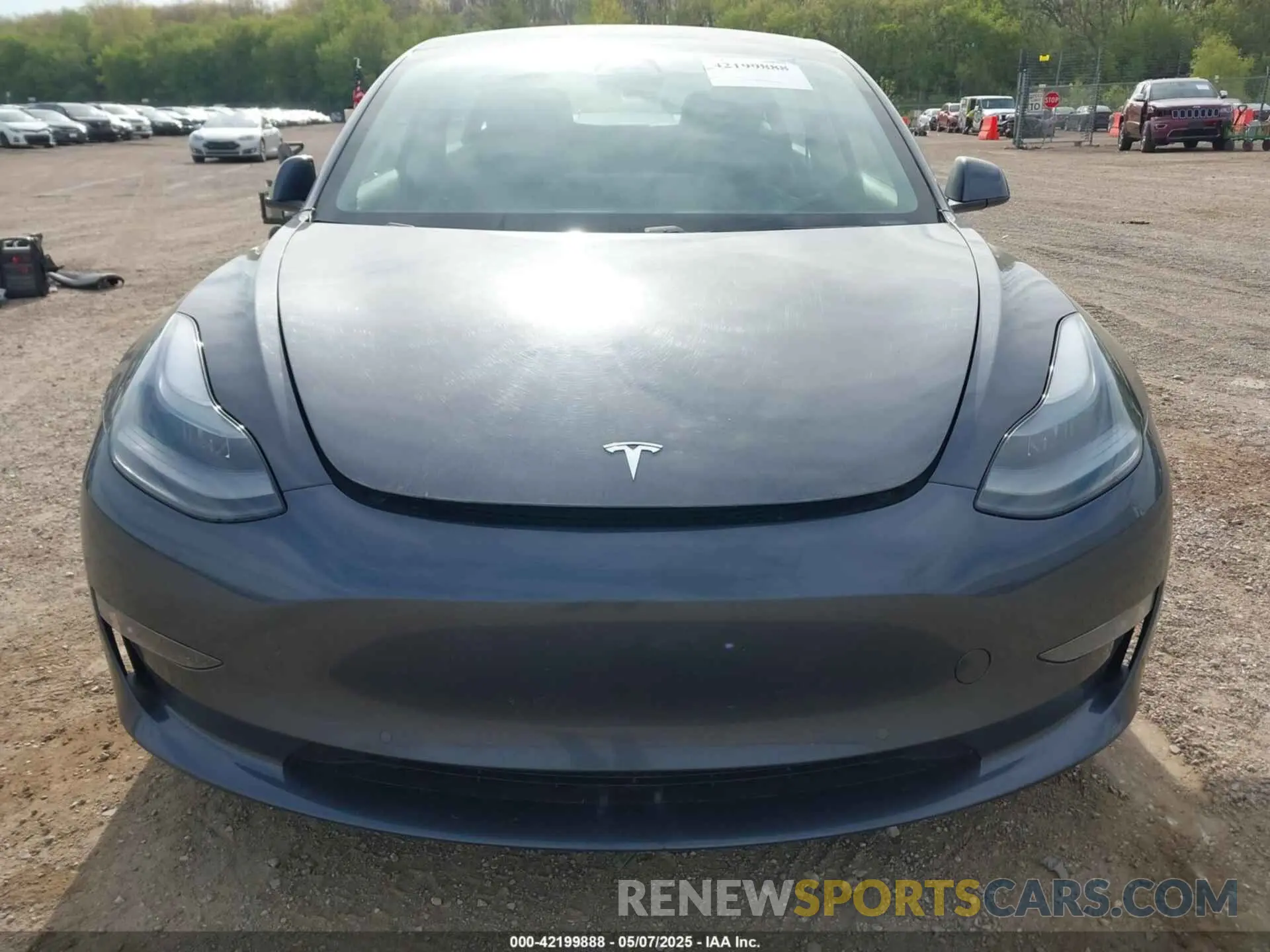 13 fotografías del automóvil dañado 5YJ3E1EB8MF979224 TESLA MODEL 3 2021
