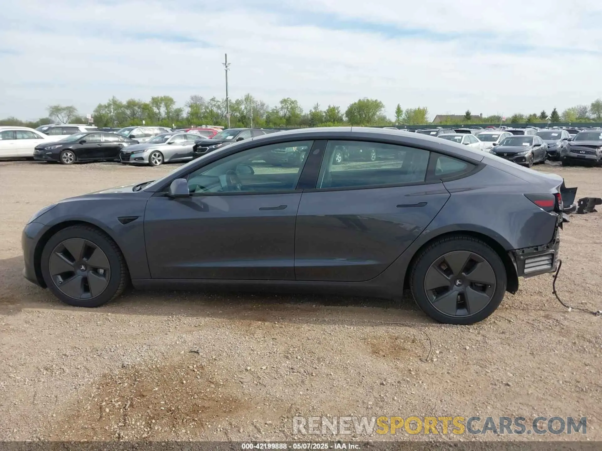 15 fotografías del automóvil dañado 5YJ3E1EB8MF979224 TESLA MODEL 3 2021