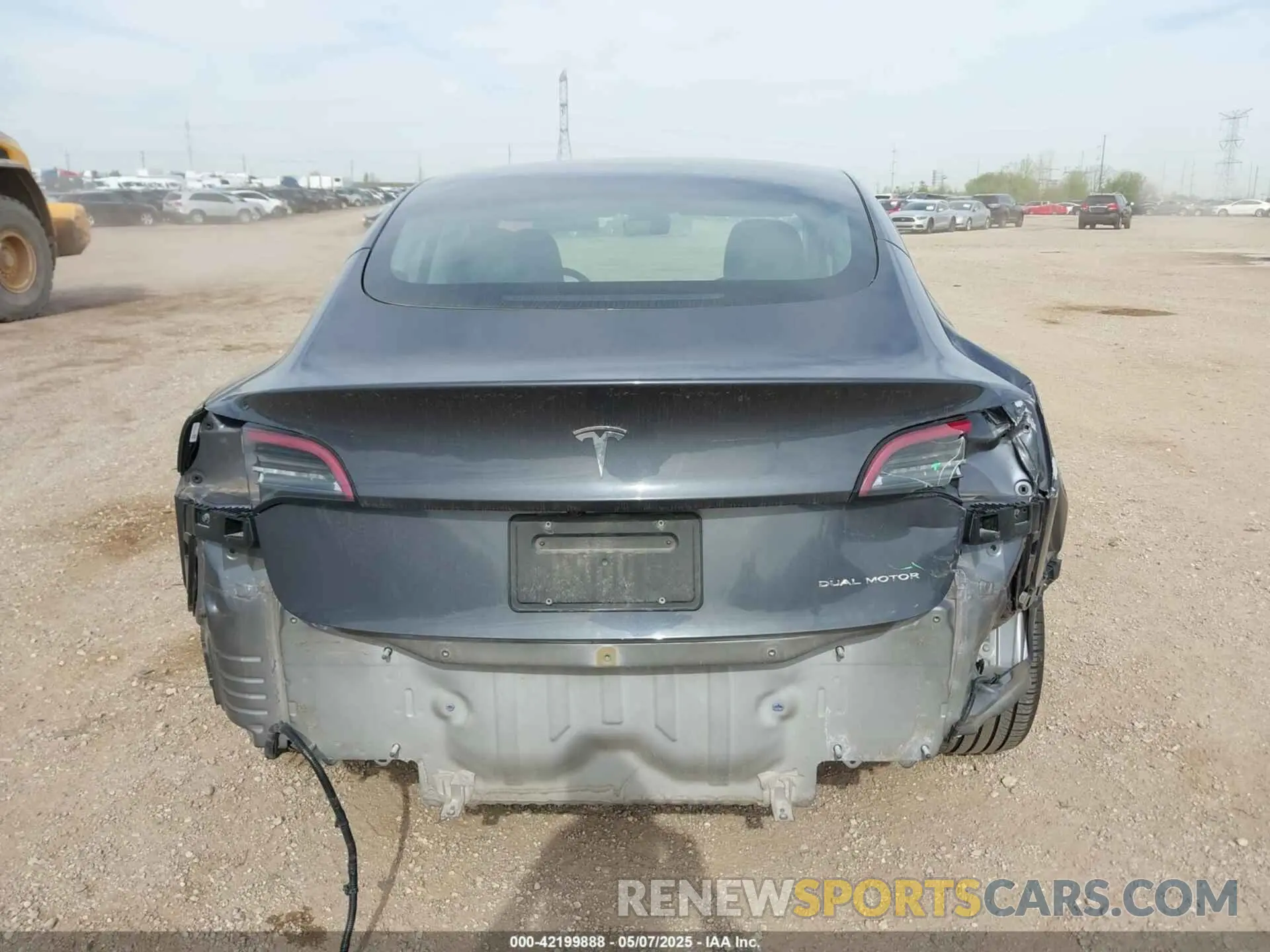 6 fotografías del automóvil dañado 5YJ3E1EB8MF979224 TESLA MODEL 3 2021