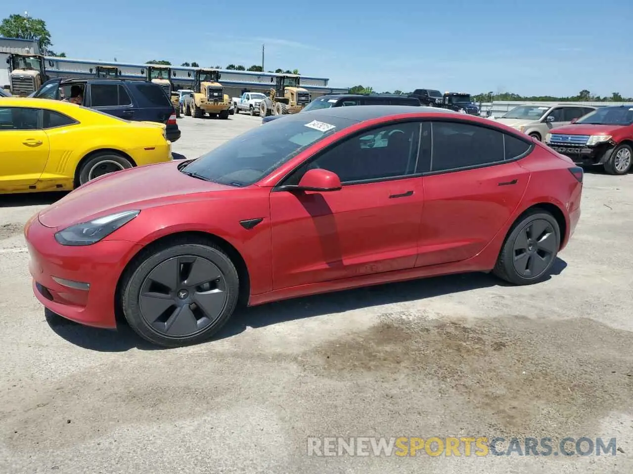 1 fotografías del automóvil dañado 5YJ3E1EB8MF979773 TESLA MODEL 3 2021