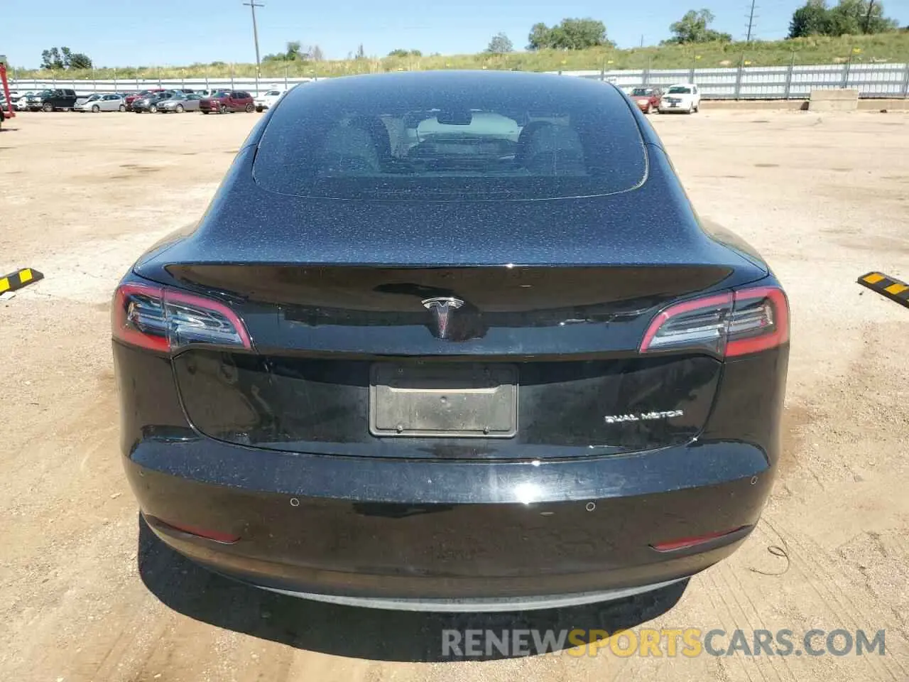 6 fotografías del automóvil dañado 5YJ3E1EB9MF052538 TESLA MODEL 3 2021