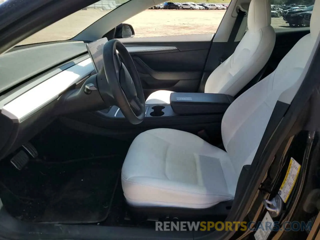 7 fotografías del automóvil dañado 5YJ3E1EB9MF052538 TESLA MODEL 3 2021
