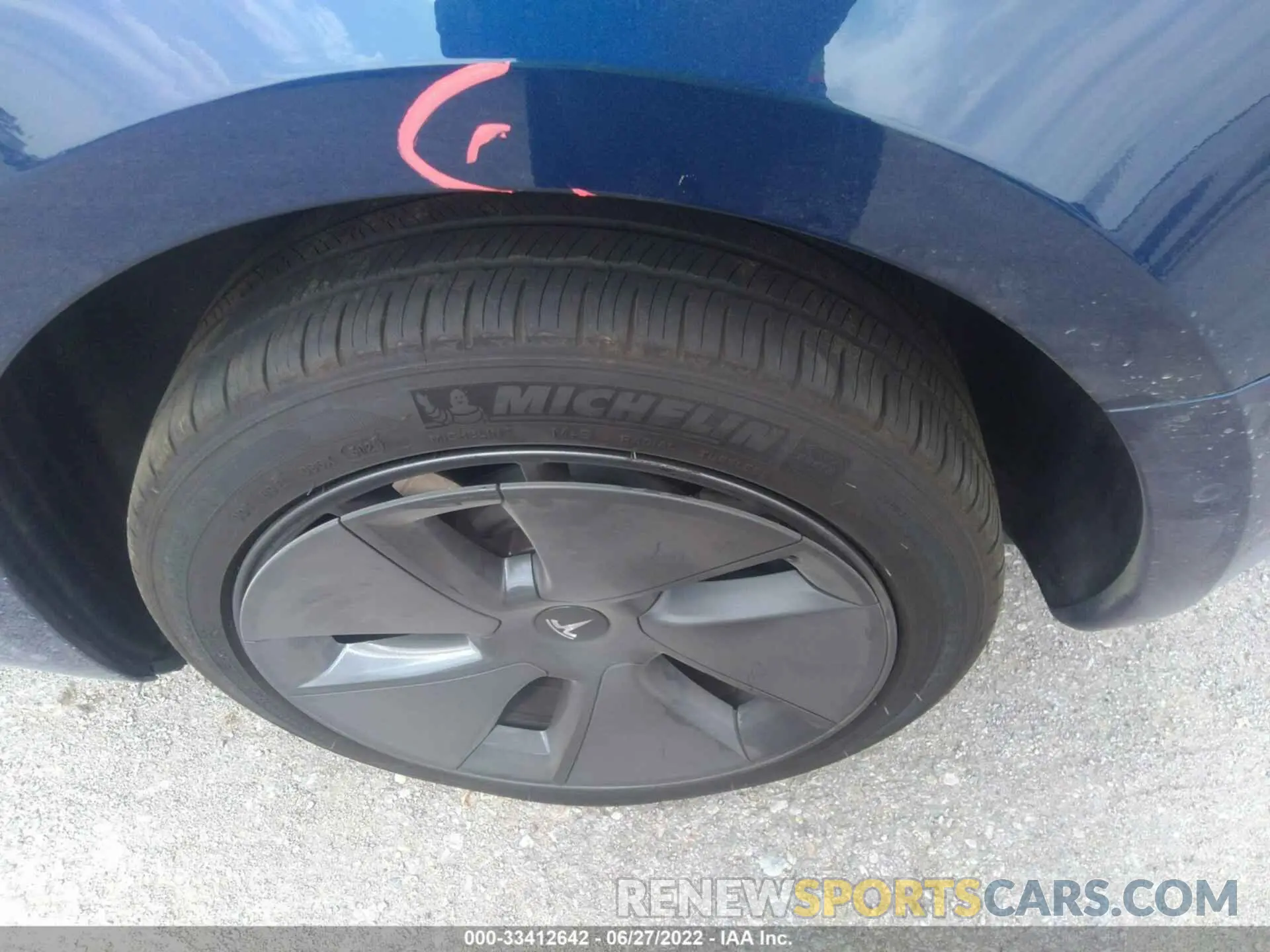 11 fotografías del automóvil dañado 5YJ3E1EB9MF054855 TESLA MODEL 3 2021