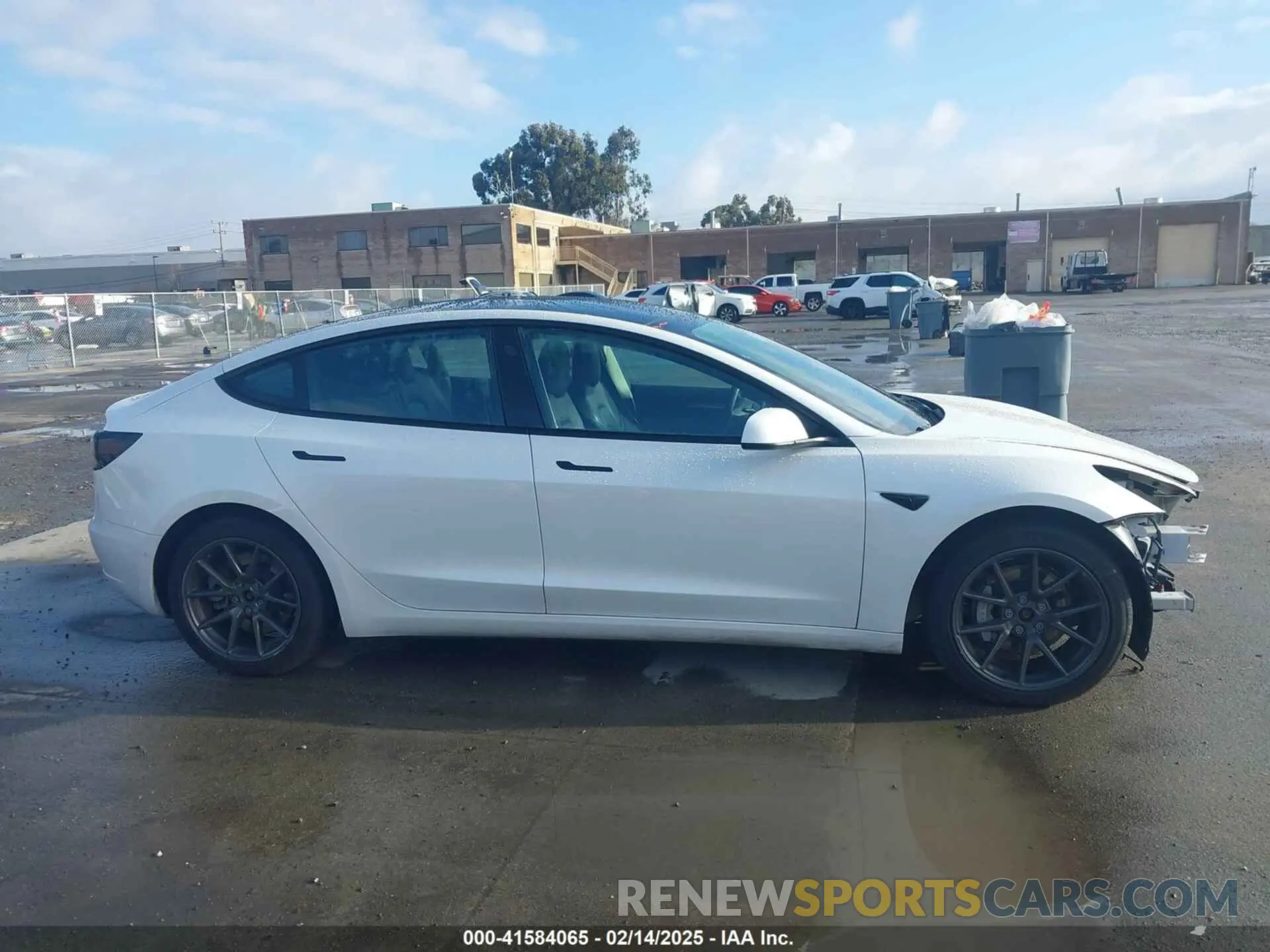 14 fotografías del automóvil dañado 5YJ3E1EB9MF055990 TESLA MODEL 3 2021