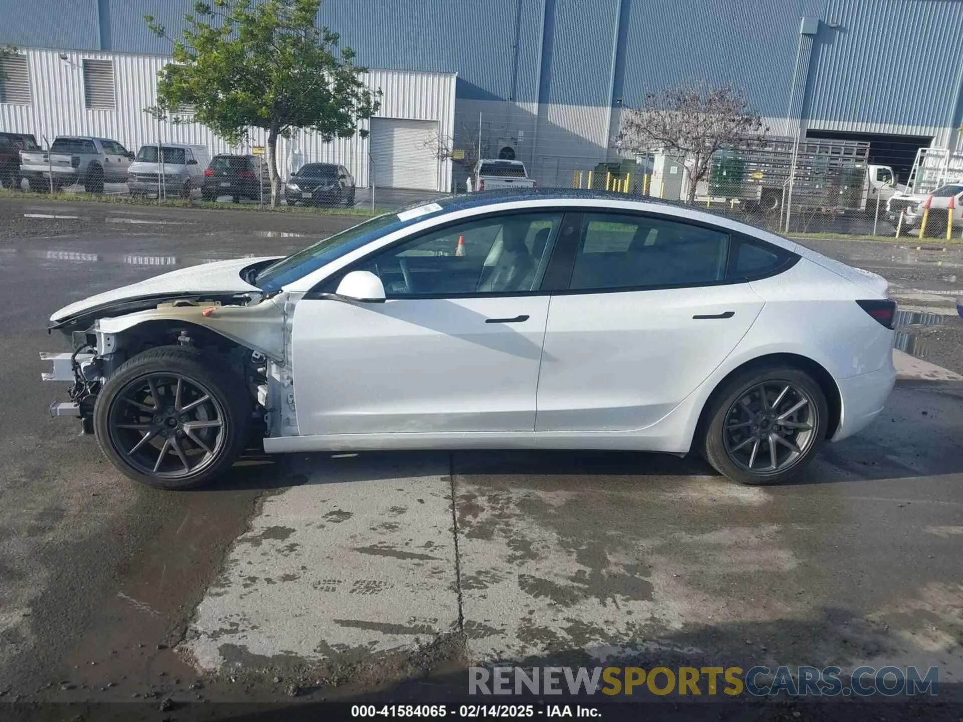15 fotografías del automóvil dañado 5YJ3E1EB9MF055990 TESLA MODEL 3 2021