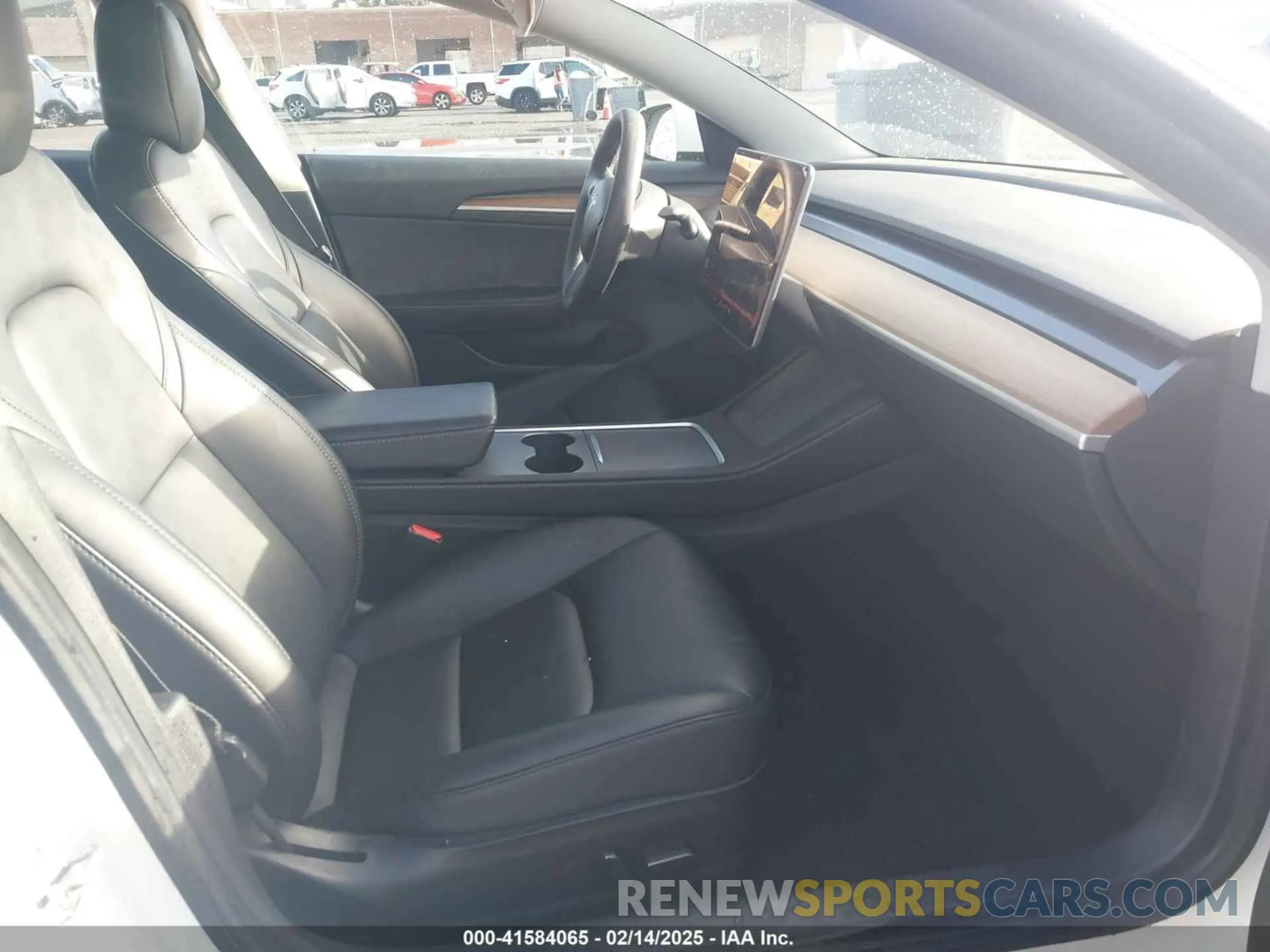 5 fotografías del automóvil dañado 5YJ3E1EB9MF055990 TESLA MODEL 3 2021