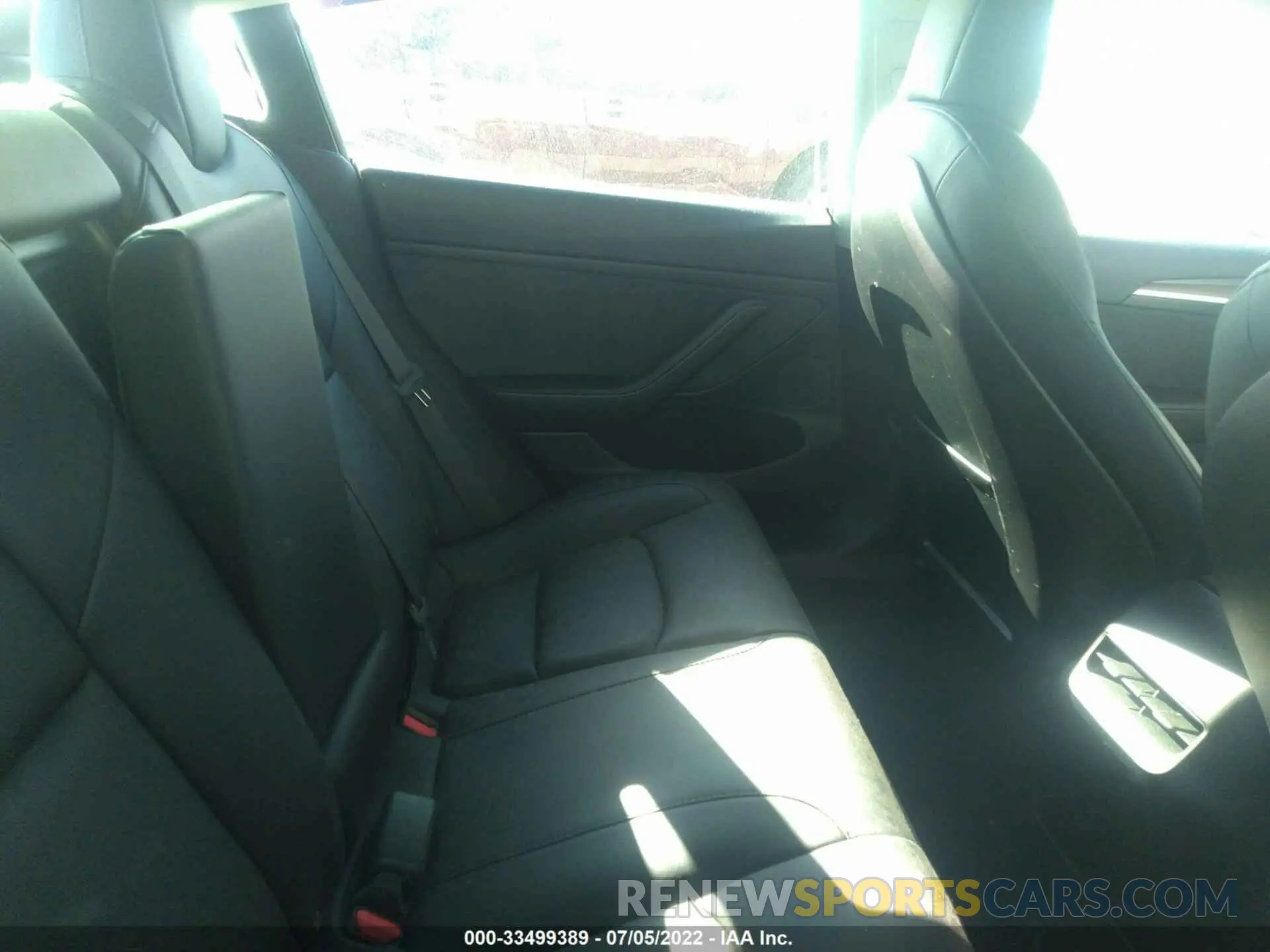 8 fotografías del automóvil dañado 5YJ3E1EB9MF069274 TESLA MODEL 3 2021