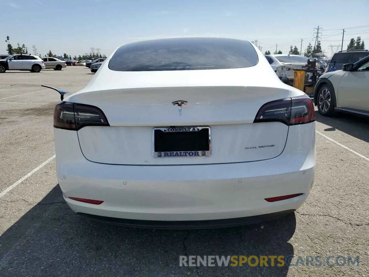6 fotografías del automóvil dañado 5YJ3E1EB9MF069291 TESLA MODEL 3 2021