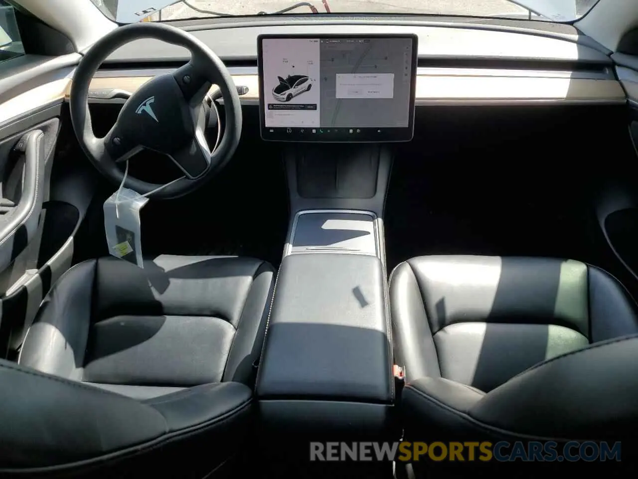 8 fotografías del automóvil dañado 5YJ3E1EB9MF069291 TESLA MODEL 3 2021