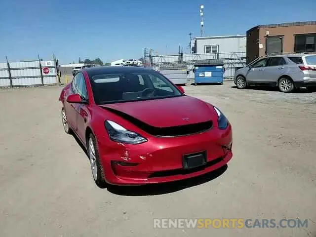 11 fotografías del automóvil dañado 5YJ3E1EB9MF085829 TESLA MODEL 3 2021