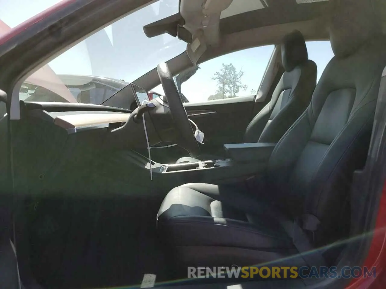 7 fotografías del automóvil dañado 5YJ3E1EB9MF085829 TESLA MODEL 3 2021