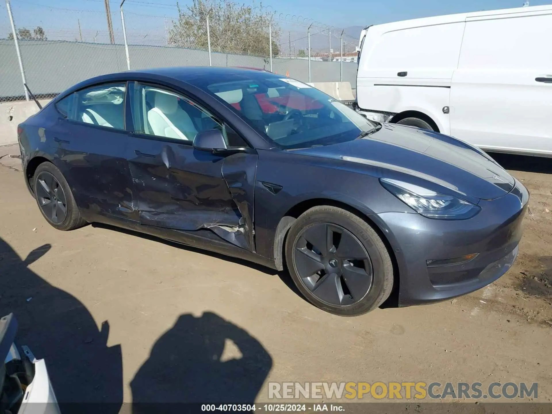 1 fotografías del automóvil dañado 5YJ3E1EB9MF848836 TESLA MODEL 3 2021