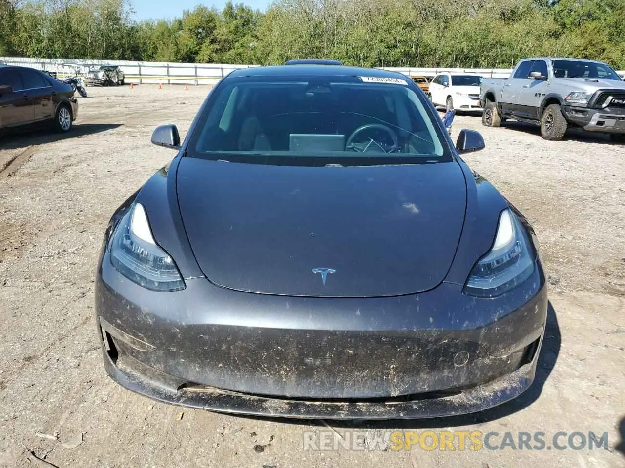 5 fotografías del automóvil dañado 5YJ3E1EB9MF853132 TESLA MODEL 3 2021