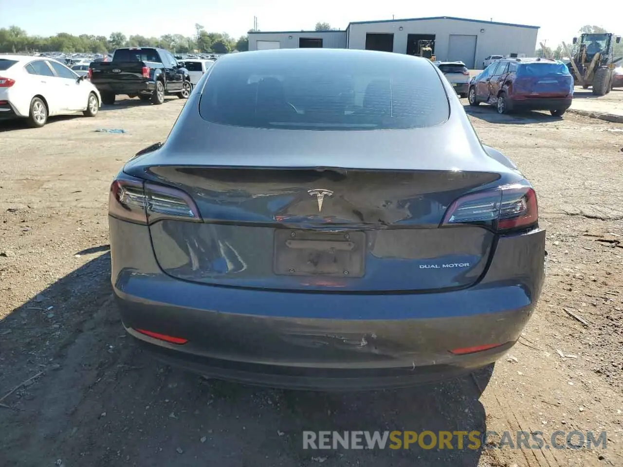 6 fotografías del automóvil dañado 5YJ3E1EB9MF853132 TESLA MODEL 3 2021