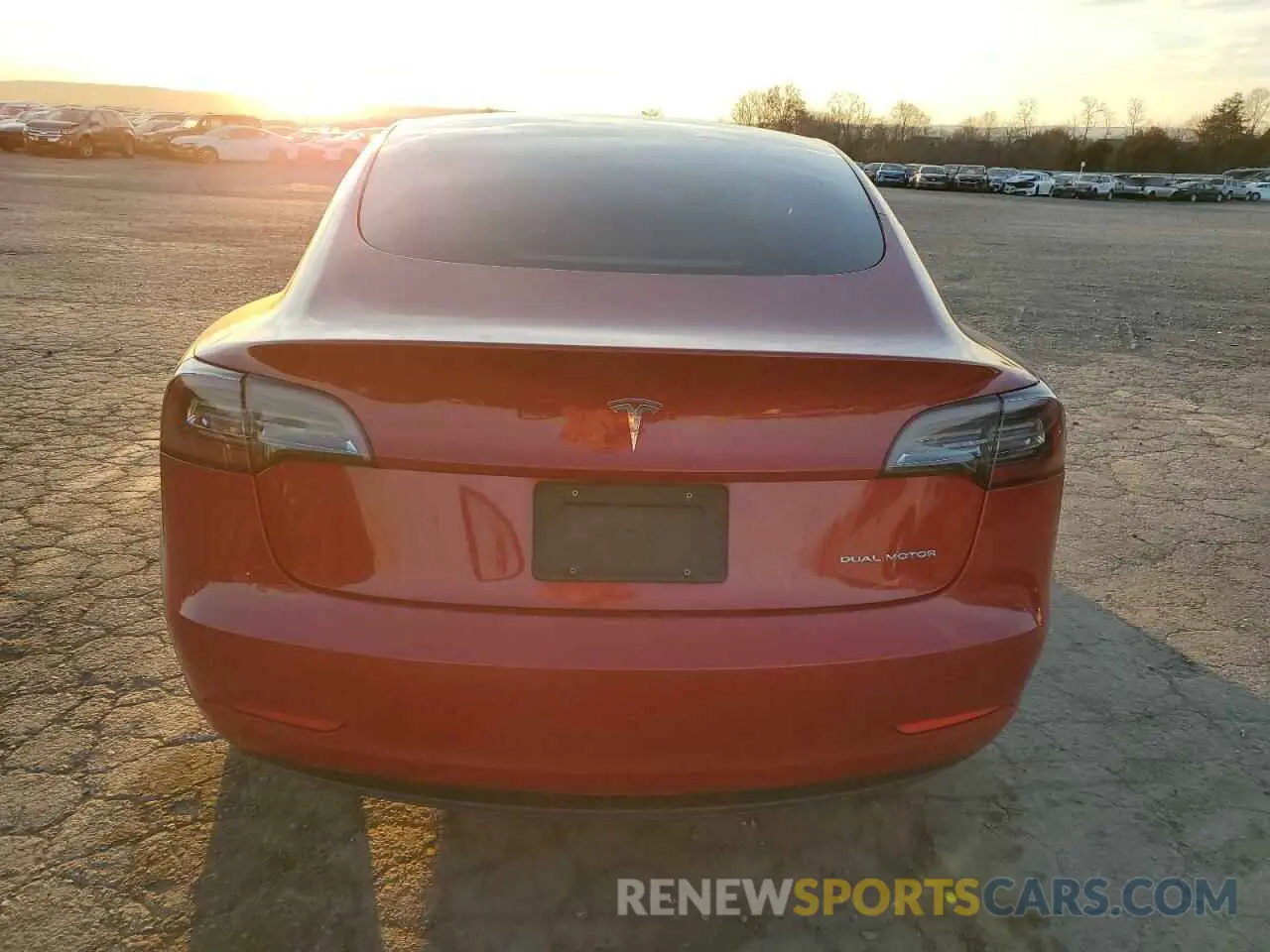 6 fotografías del automóvil dañado 5YJ3E1EB9MF858346 TESLA MODEL 3 2021