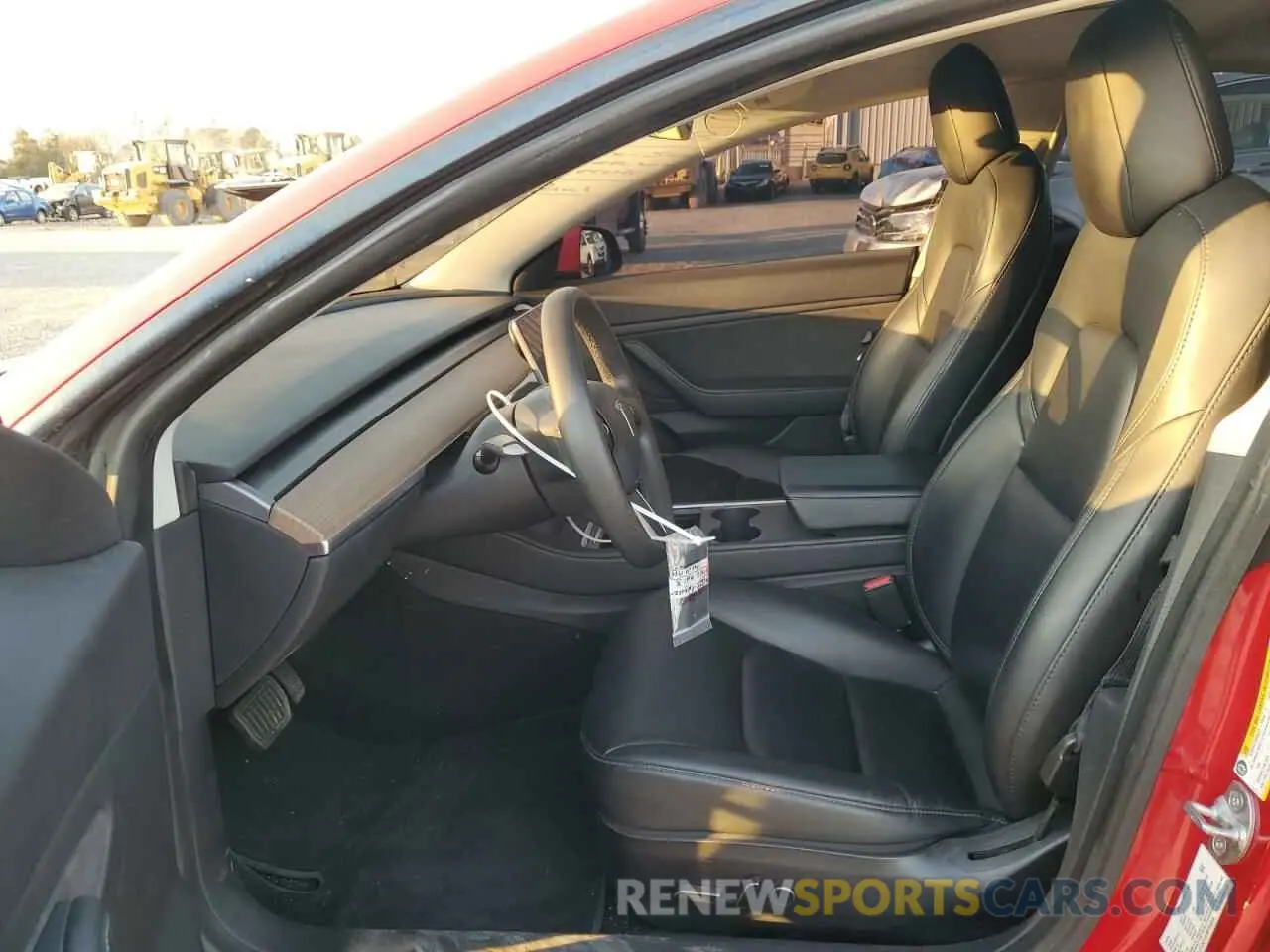 7 fotografías del automóvil dañado 5YJ3E1EB9MF858346 TESLA MODEL 3 2021