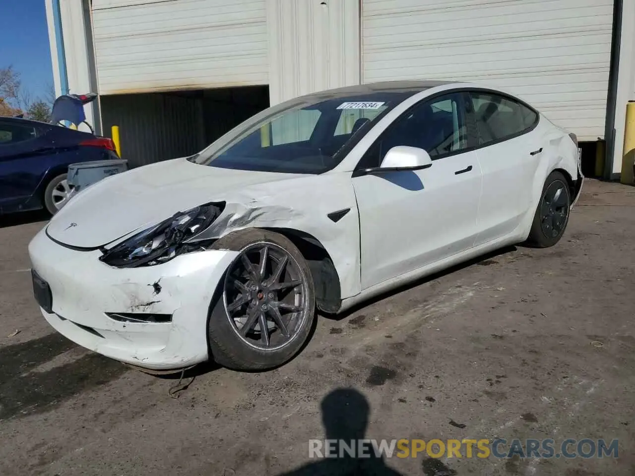 1 fotografías del automóvil dañado 5YJ3E1EB9MF869685 TESLA MODEL 3 2021