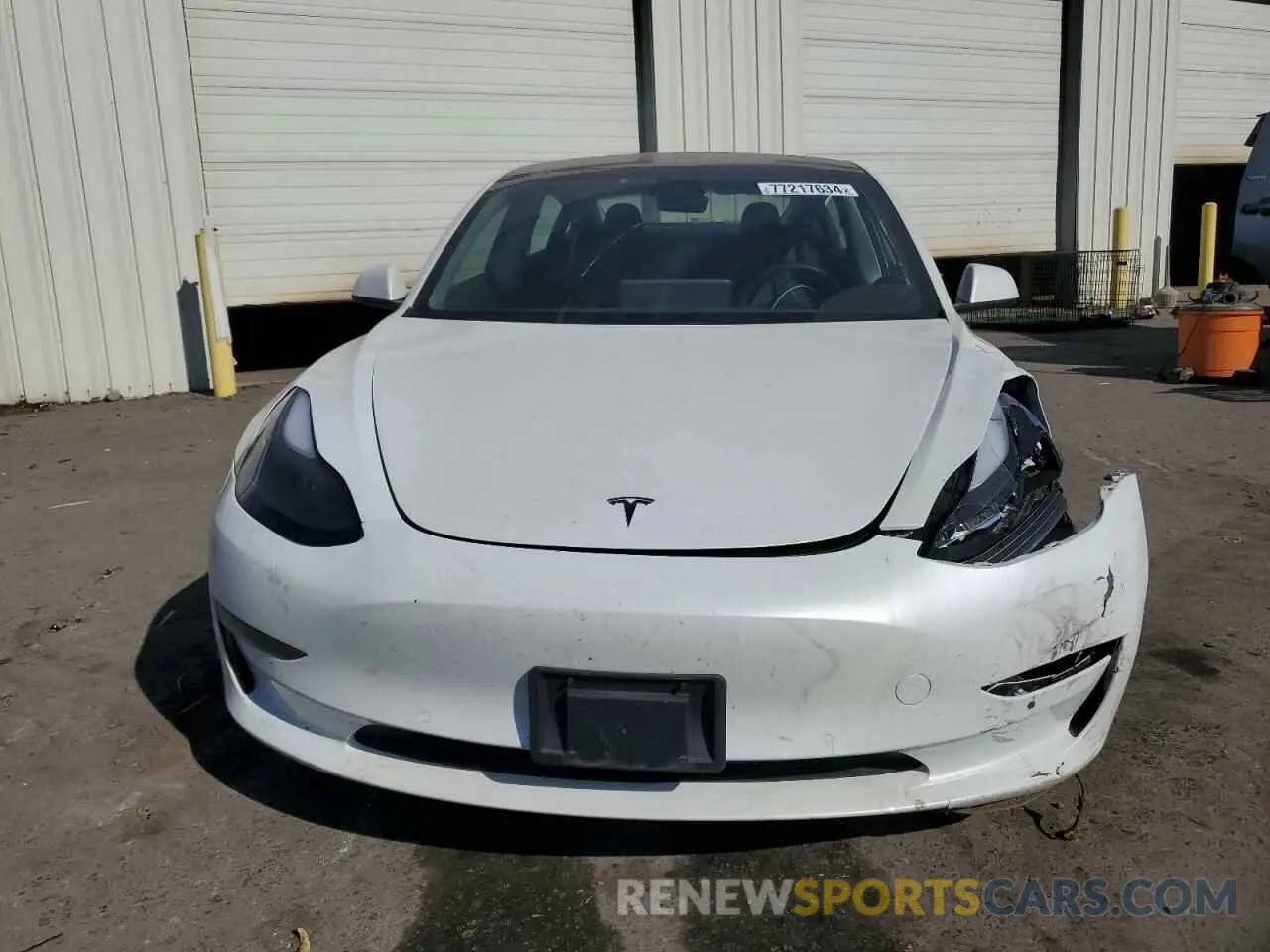 5 fotografías del automóvil dañado 5YJ3E1EB9MF869685 TESLA MODEL 3 2021