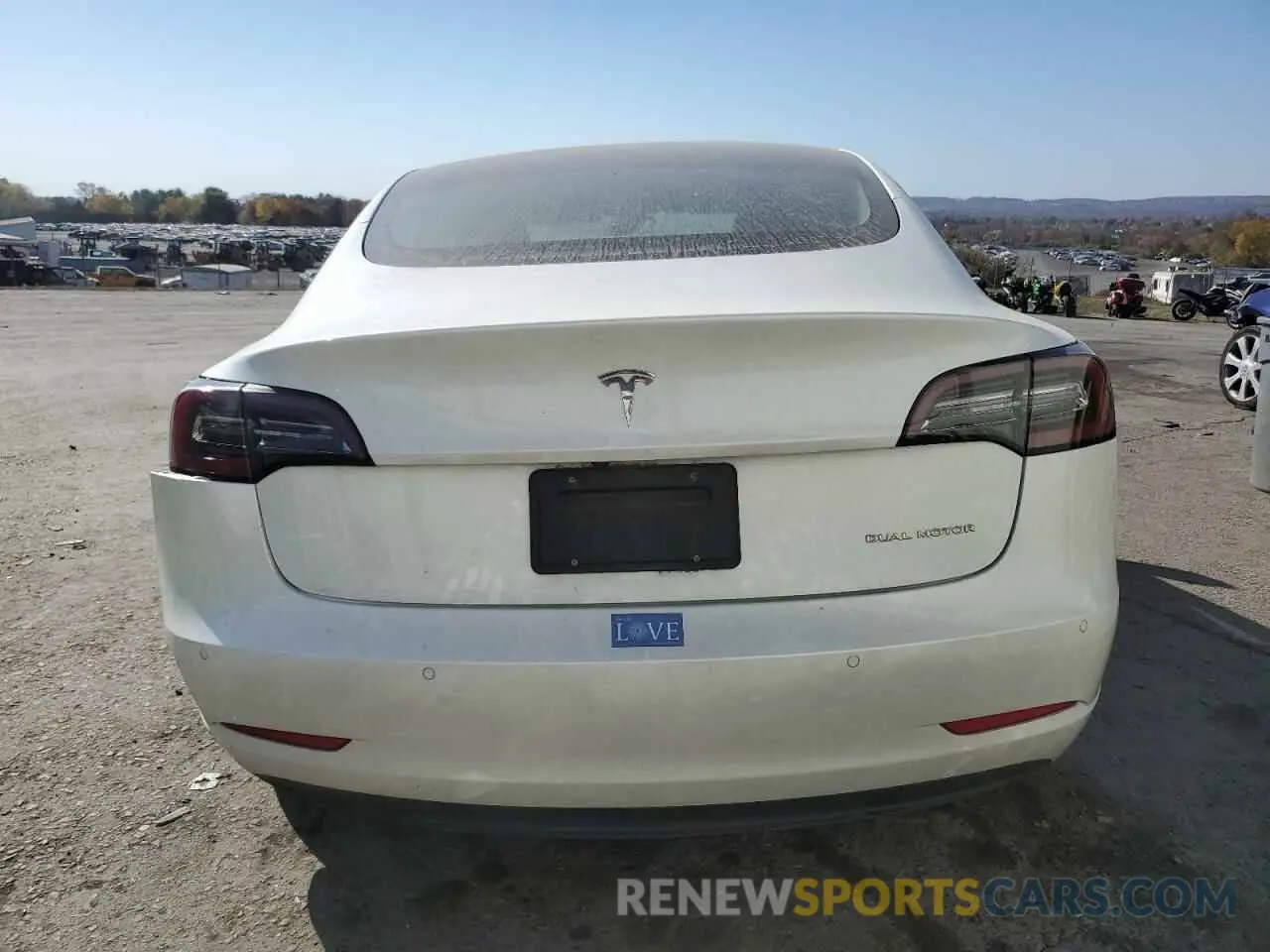 6 fotografías del automóvil dañado 5YJ3E1EB9MF869685 TESLA MODEL 3 2021