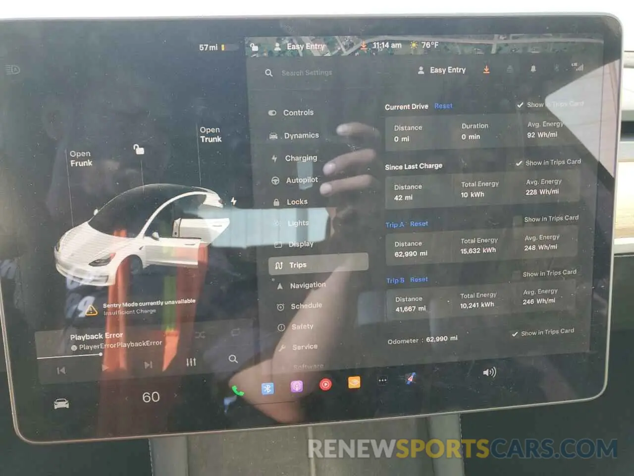 9 fotografías del automóvil dañado 5YJ3E1EB9MF869685 TESLA MODEL 3 2021