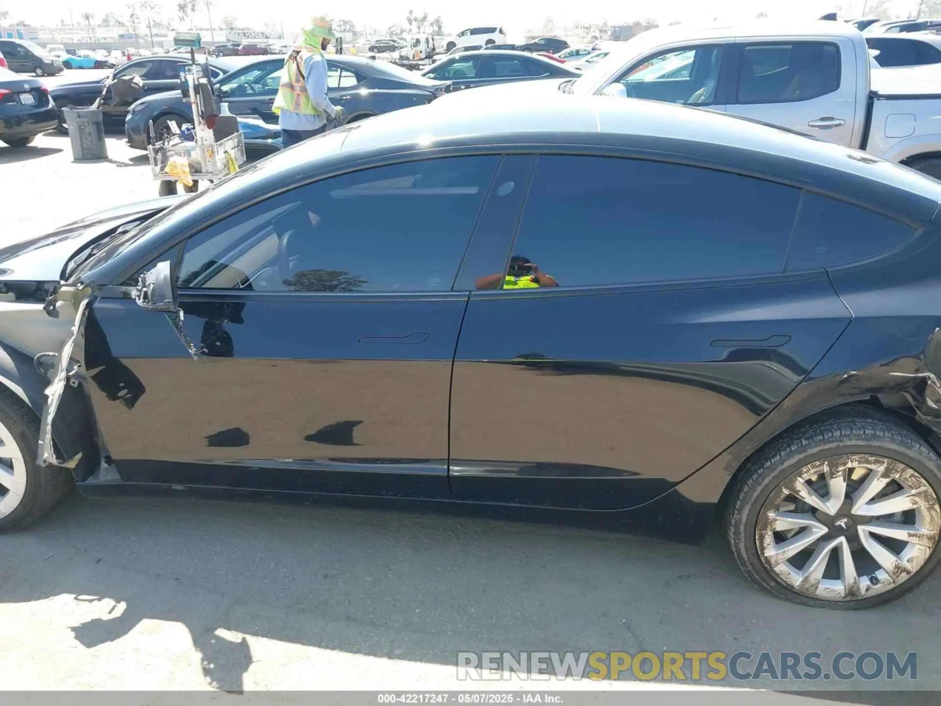 14 fotografías del automóvil dañado 5YJ3E1EB9MF871260 TESLA MODEL 3 2021