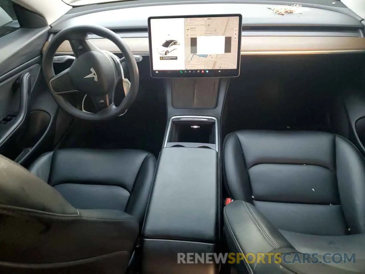 8 fotografías del automóvil dañado 5YJ3E1EB9MF872649 TESLA MODEL 3 2021