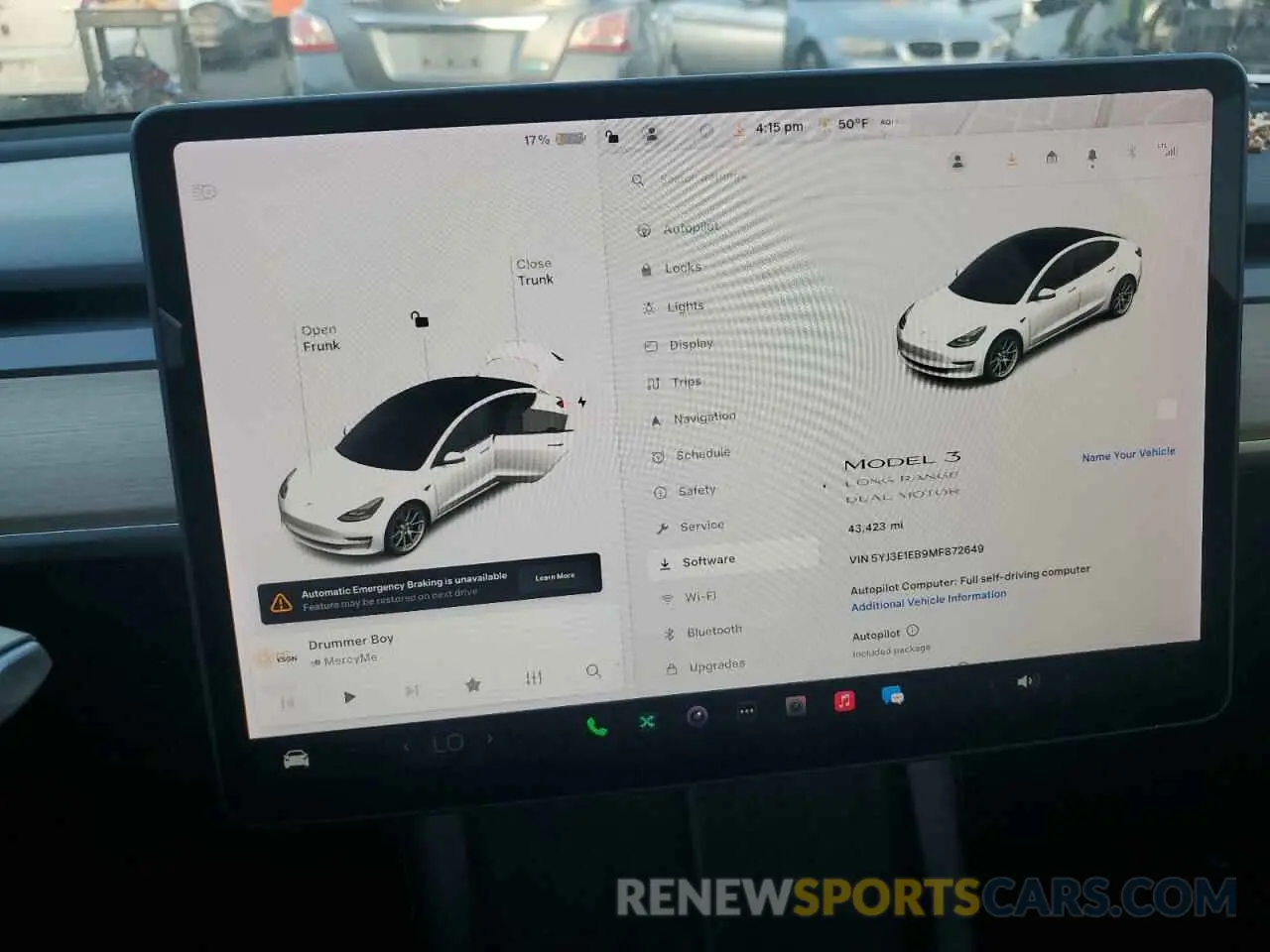 9 fotografías del automóvil dañado 5YJ3E1EB9MF872649 TESLA MODEL 3 2021