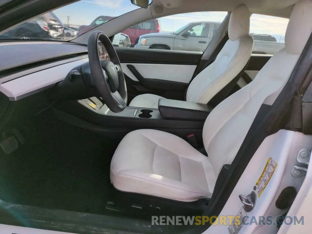 7 fotografías del automóvil dañado 5YJ3E1EB9MF876071 TESLA MODEL 3 2021