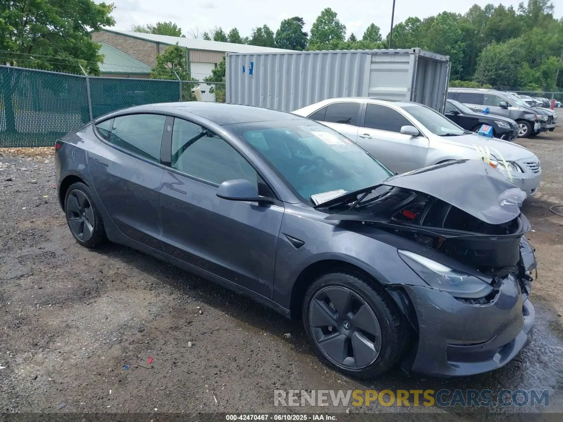1 fotografías del automóvil dañado 5YJ3E1EB9MF924698 TESLA MODEL 3 2021
