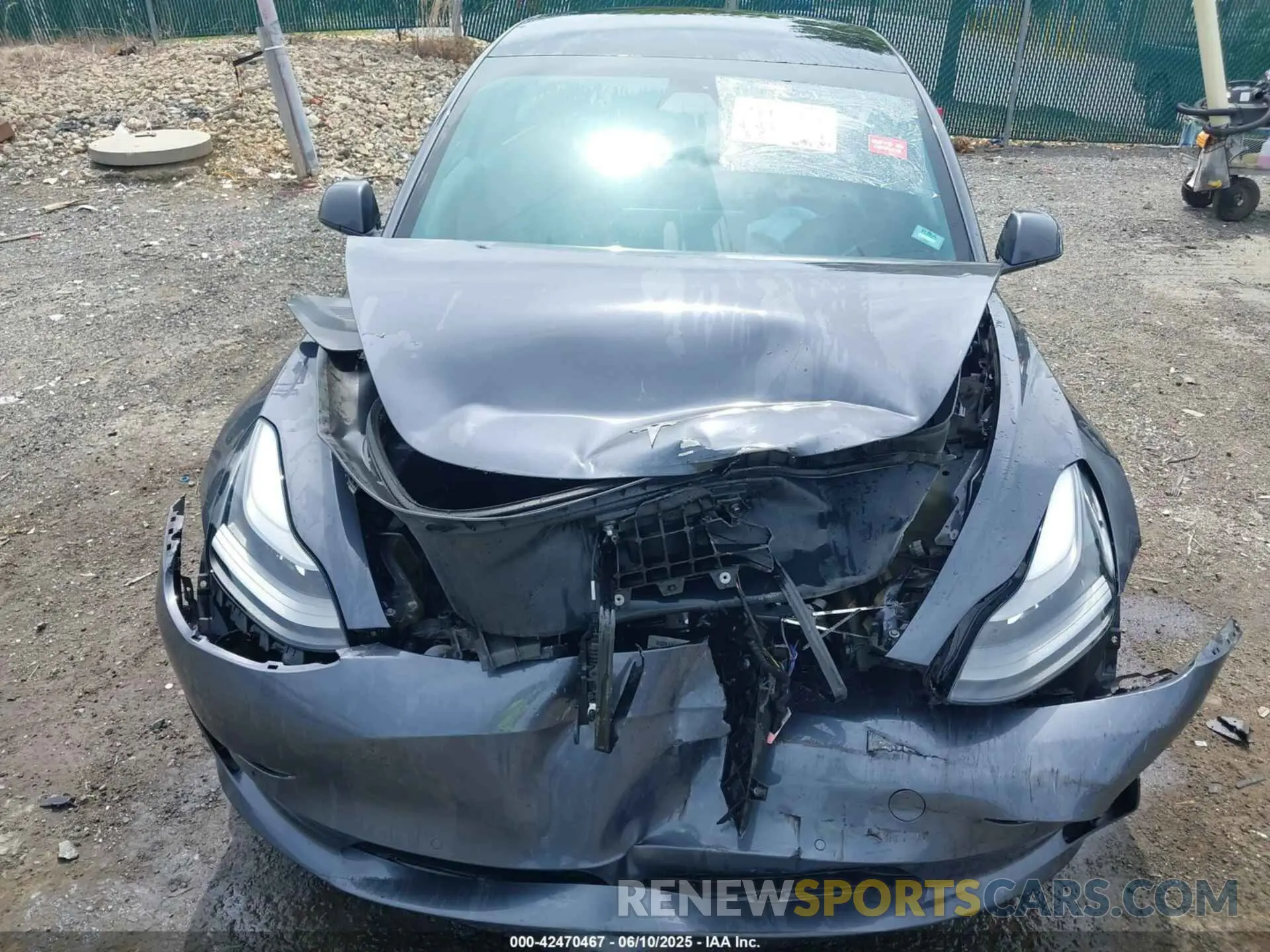 6 fotografías del automóvil dañado 5YJ3E1EB9MF924698 TESLA MODEL 3 2021
