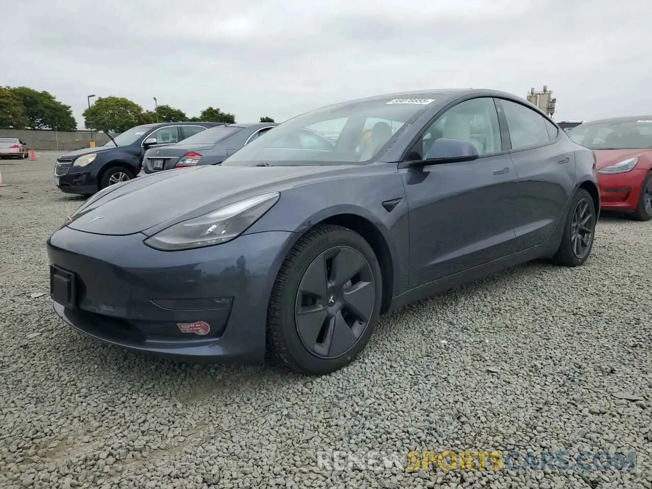 1 fotografías del automóvil dañado 5YJ3E1EB9MF937533 TESLA MODEL 3 2021