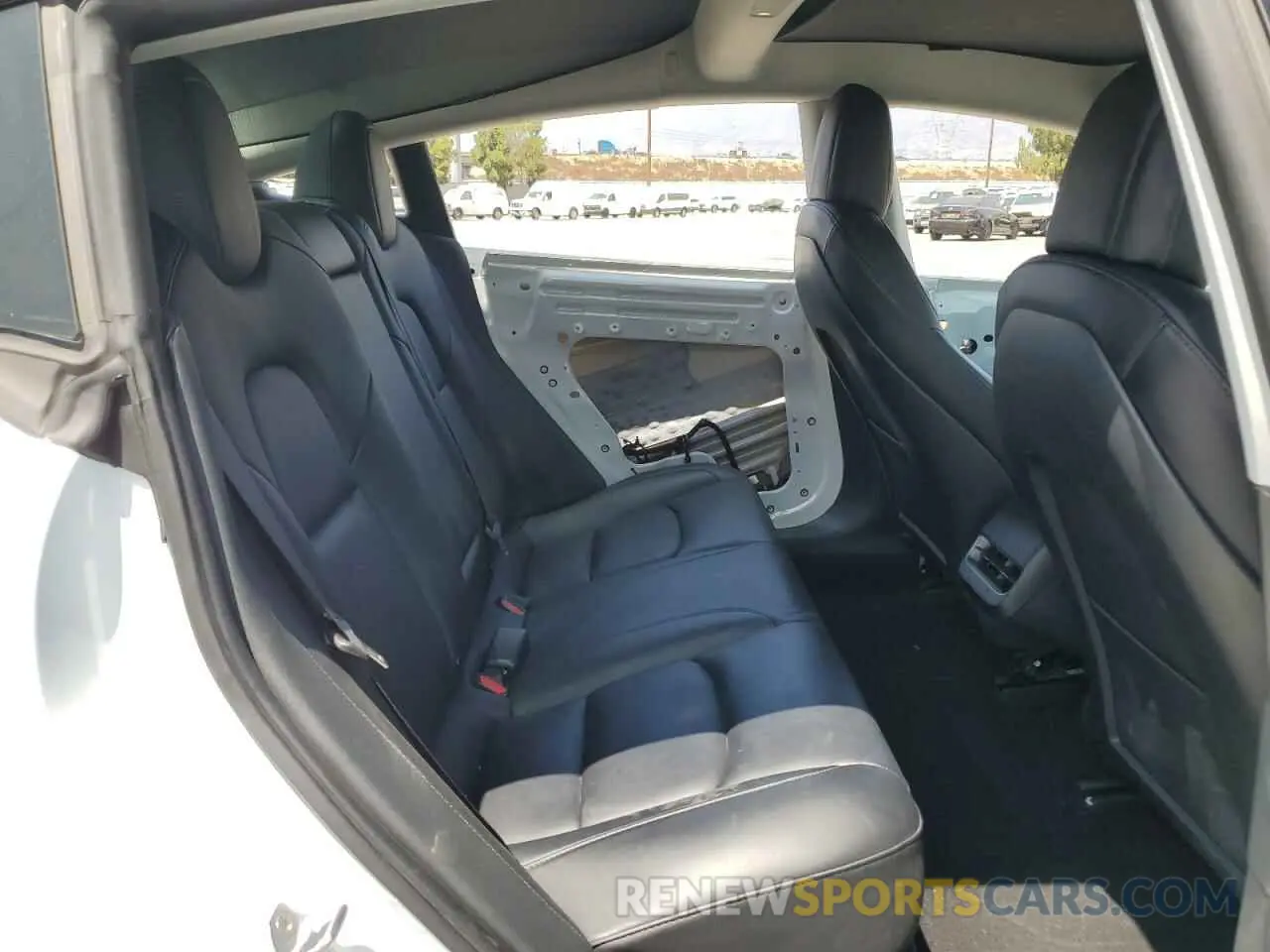10 fotografías del automóvil dañado 5YJ3E1EB9MF938990 TESLA MODEL 3 2021