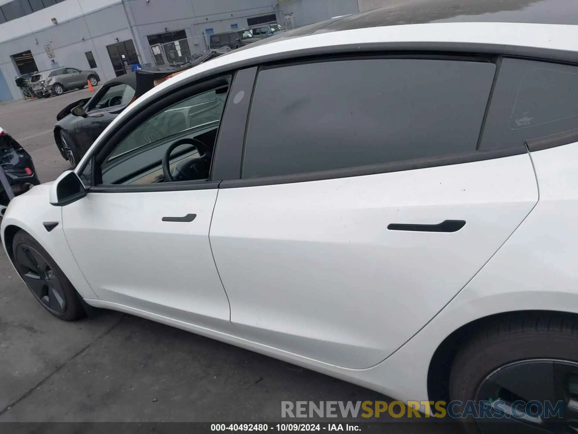 14 fotografías del automóvil dañado 5YJ3E1EB9MF939038 TESLA MODEL 3 2021