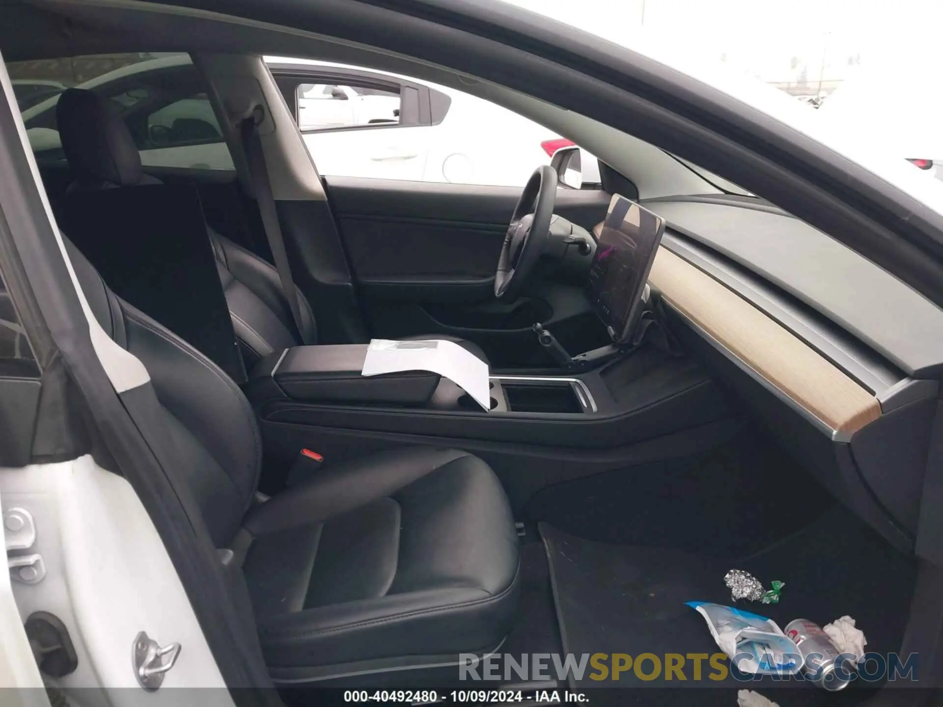 5 fotografías del automóvil dañado 5YJ3E1EB9MF939038 TESLA MODEL 3 2021