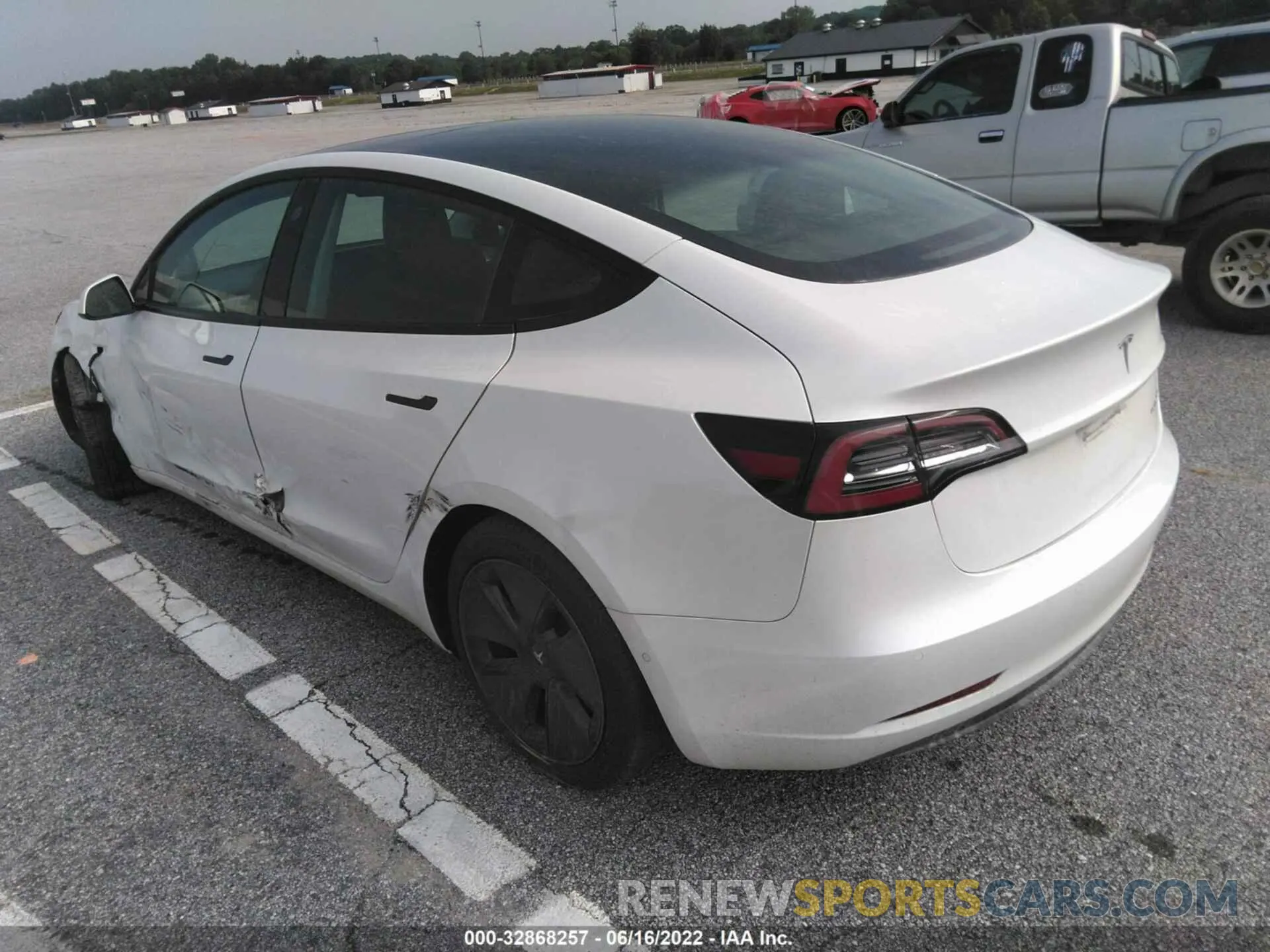 3 fotografías del automóvil dañado 5YJ3E1EB9MF988269 TESLA MODEL 3 2021
