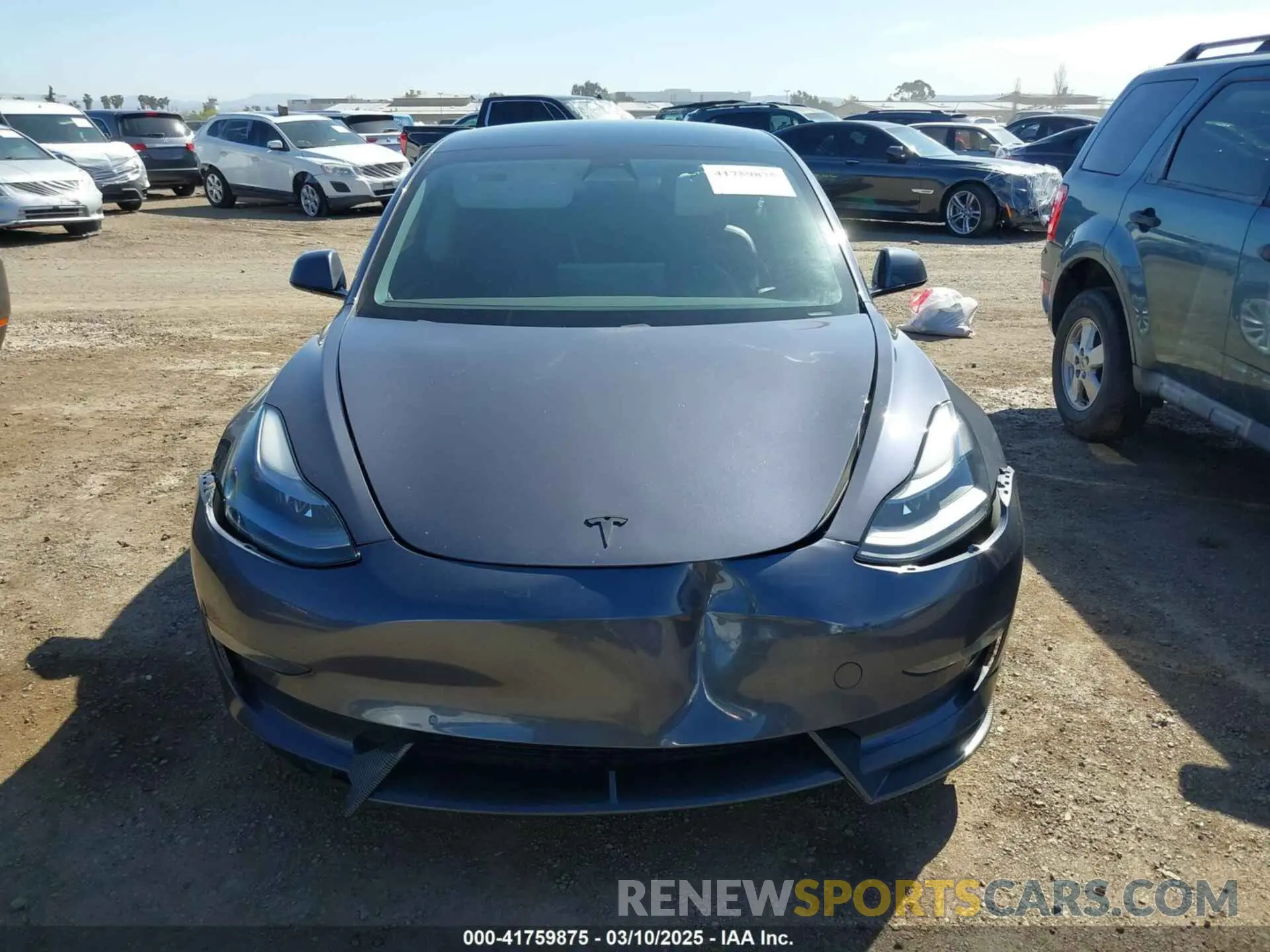 11 fotografías del automóvil dañado 5YJ3E1EB9MF997442 TESLA MODEL 3 2021