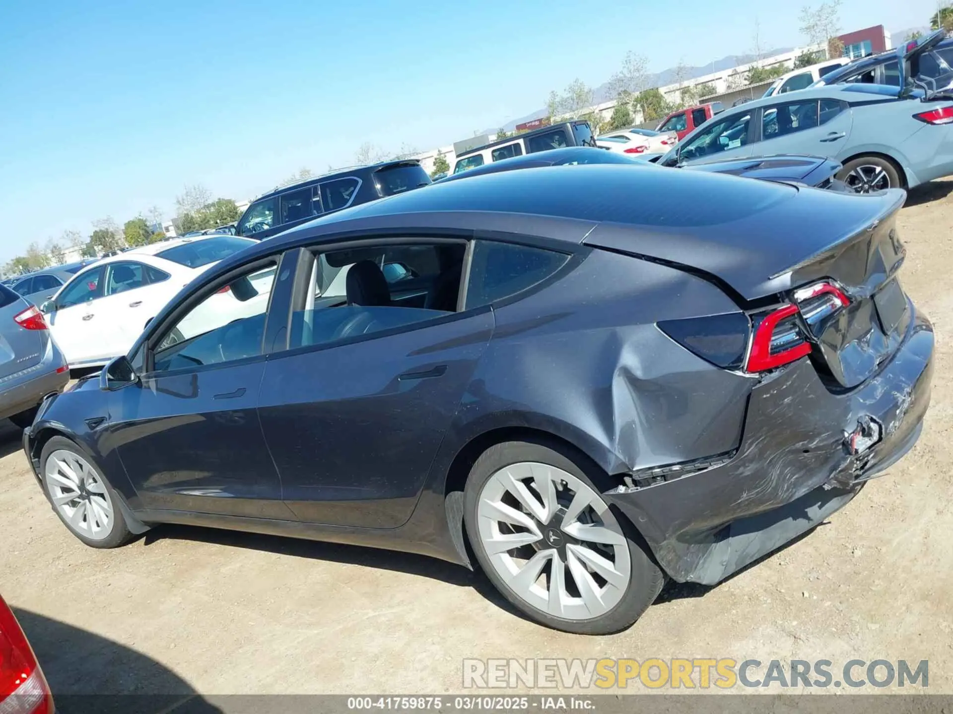 13 fotografías del automóvil dañado 5YJ3E1EB9MF997442 TESLA MODEL 3 2021