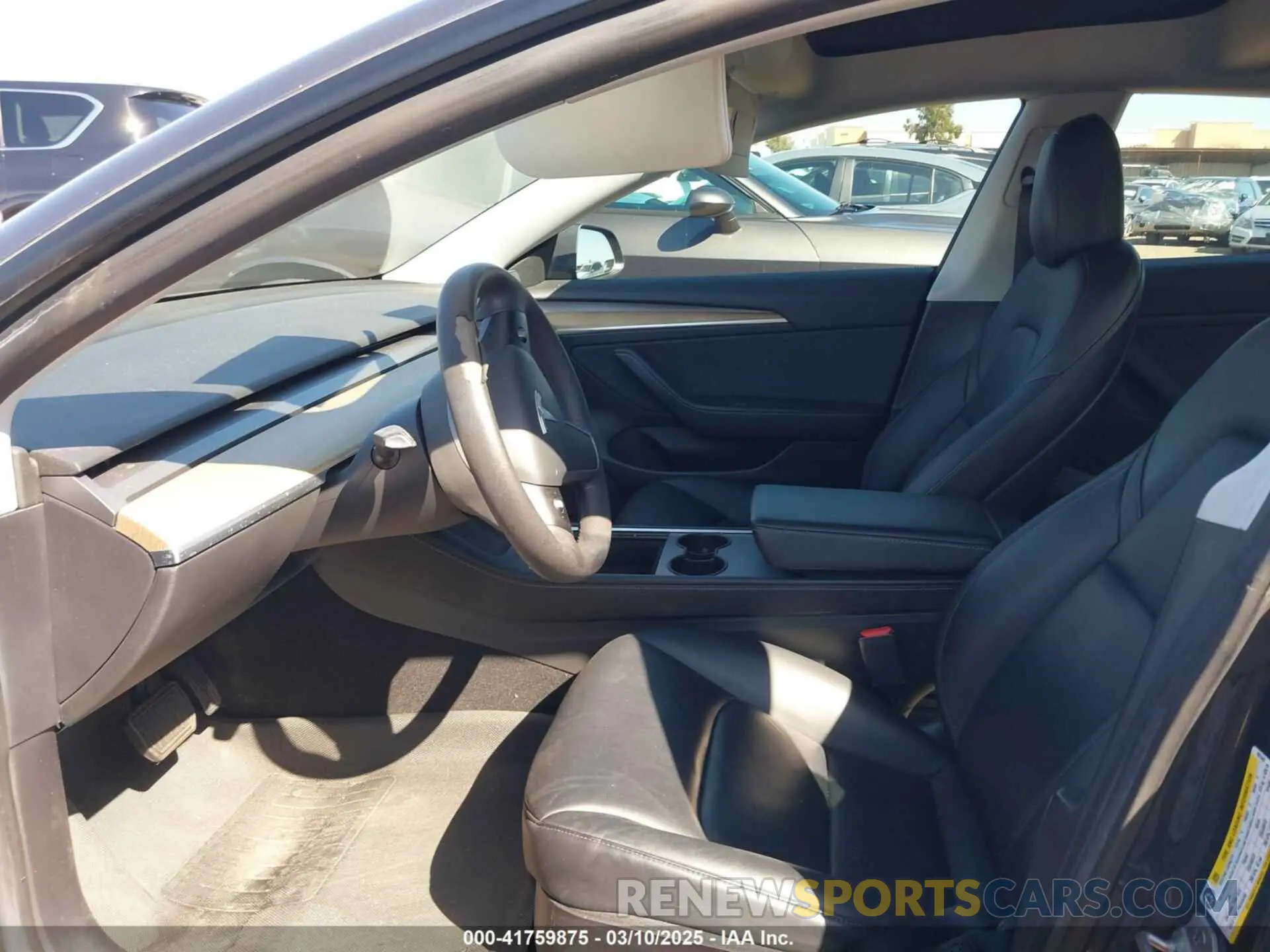 5 fotografías del automóvil dañado 5YJ3E1EB9MF997442 TESLA MODEL 3 2021