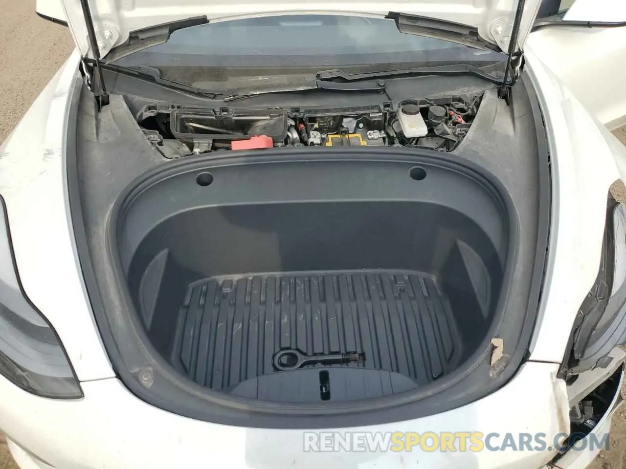11 fotografías del automóvil dañado 5YJ3E1EBXMF032993 TESLA MODEL 3 2021