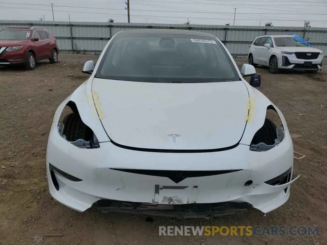 5 fotografías del automóvil dañado 5YJ3E1EBXMF055299 TESLA MODEL 3 2021