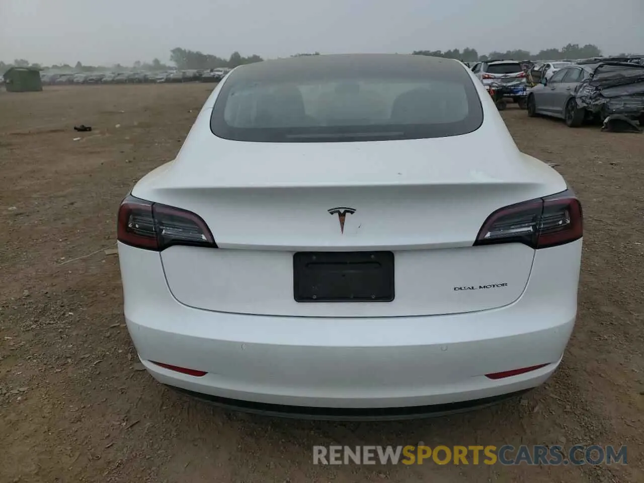 6 fotografías del automóvil dañado 5YJ3E1EBXMF055299 TESLA MODEL 3 2021