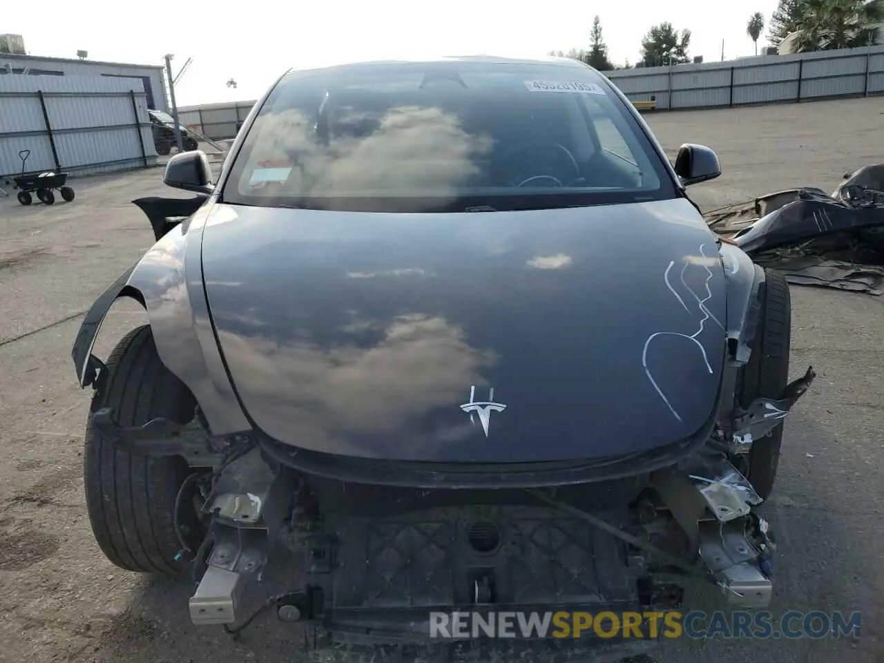 5 fotografías del automóvil dañado 5YJ3E1EBXMF065539 TESLA MODEL 3 2021