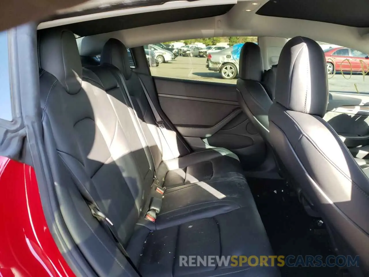 6 fotografías del automóvil dañado 5YJ3E1EBXMF085466 TESLA MODEL 3 2021